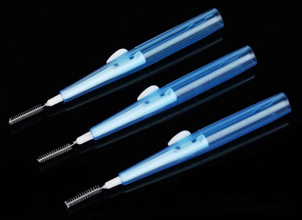 0.7mm Interdental brush cleaning between teeth oral care toothpick dental tool floss orthodontic I shape tooth brush