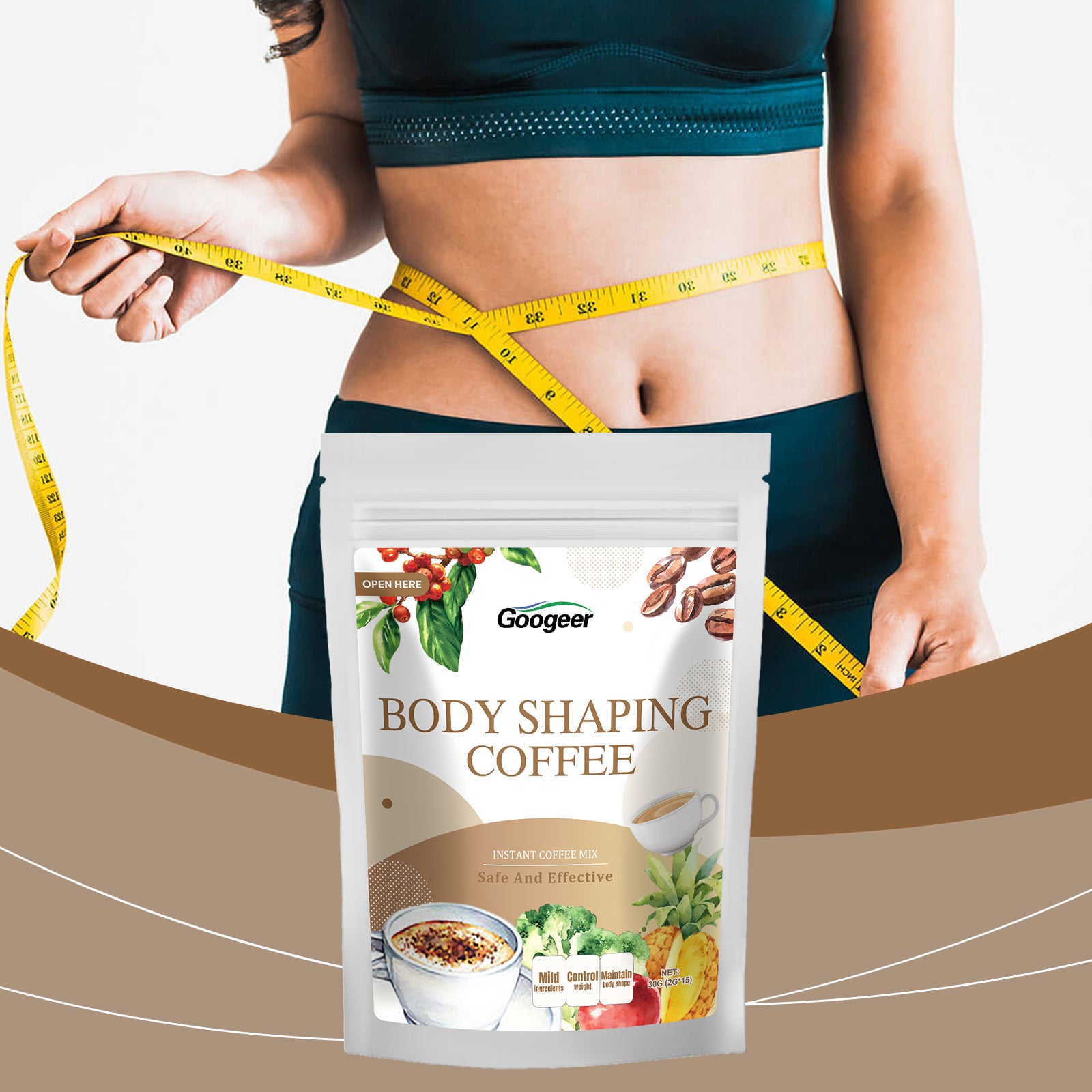 Googeer Instant Fat Burning Shape-Shifting Coffee Body Treatment