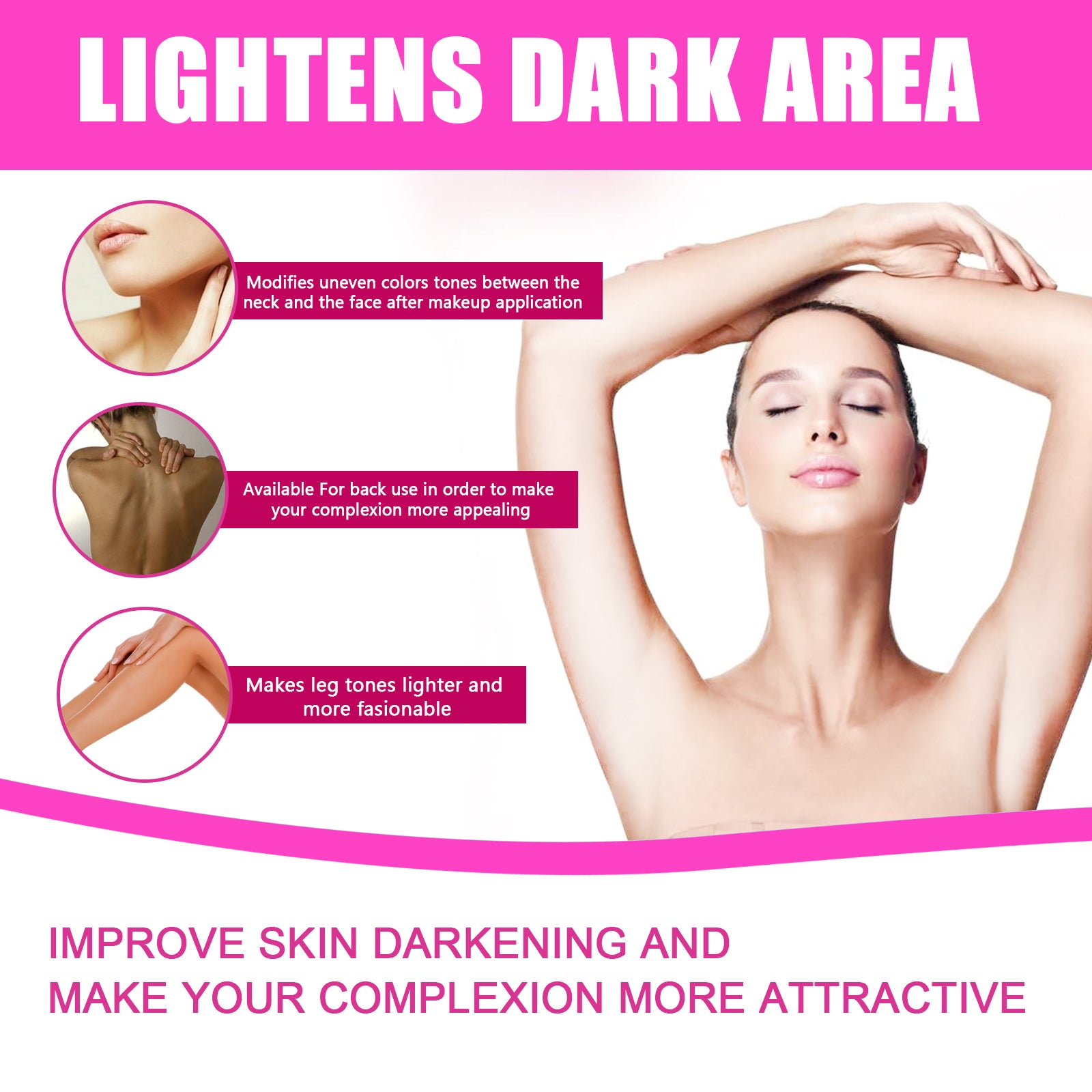 Whitening Cream, Whitening And Brightens Skin, Moisturizes And Removes Blackness Beauty Skin Cream