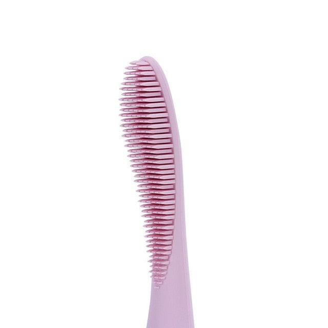 Hot Silicone Rechargeable Sonic Electric Toothbrush USB Charging Teeth Tooth Brush Waterproof Deep Clean Teeth Whitening