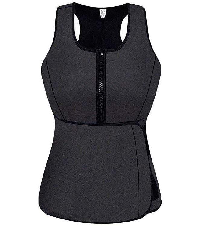 Sexy fitness belly in belt of corsets women's zipper corsets garment