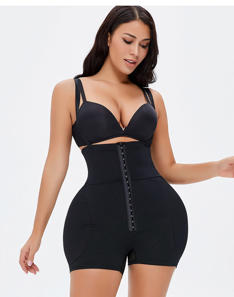 High-Waisted Body-Shaping Pants Without Curling Butt Shaper Large-Size Belly-Lifting Hip Pants