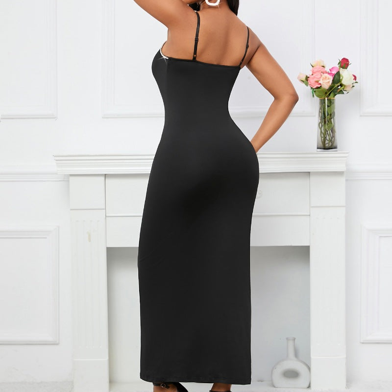 Handmade Beaded Body-Shaping Butt-Lifting Slimming Long Fitted Dress