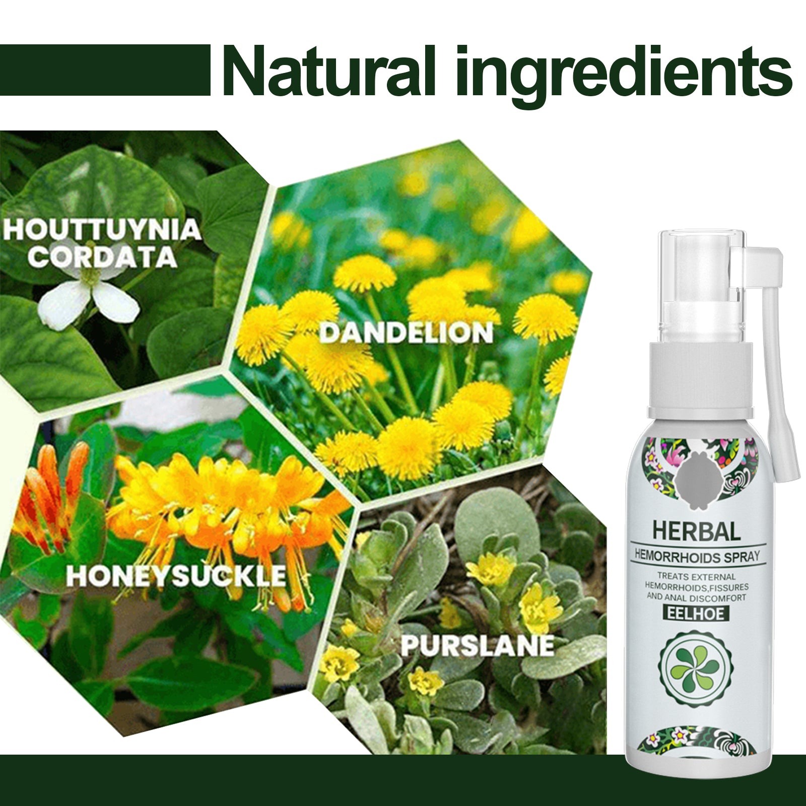Herbal Care Spray Gently Pampers And Nourishes The Body Soothing Perianal Body Care Spray