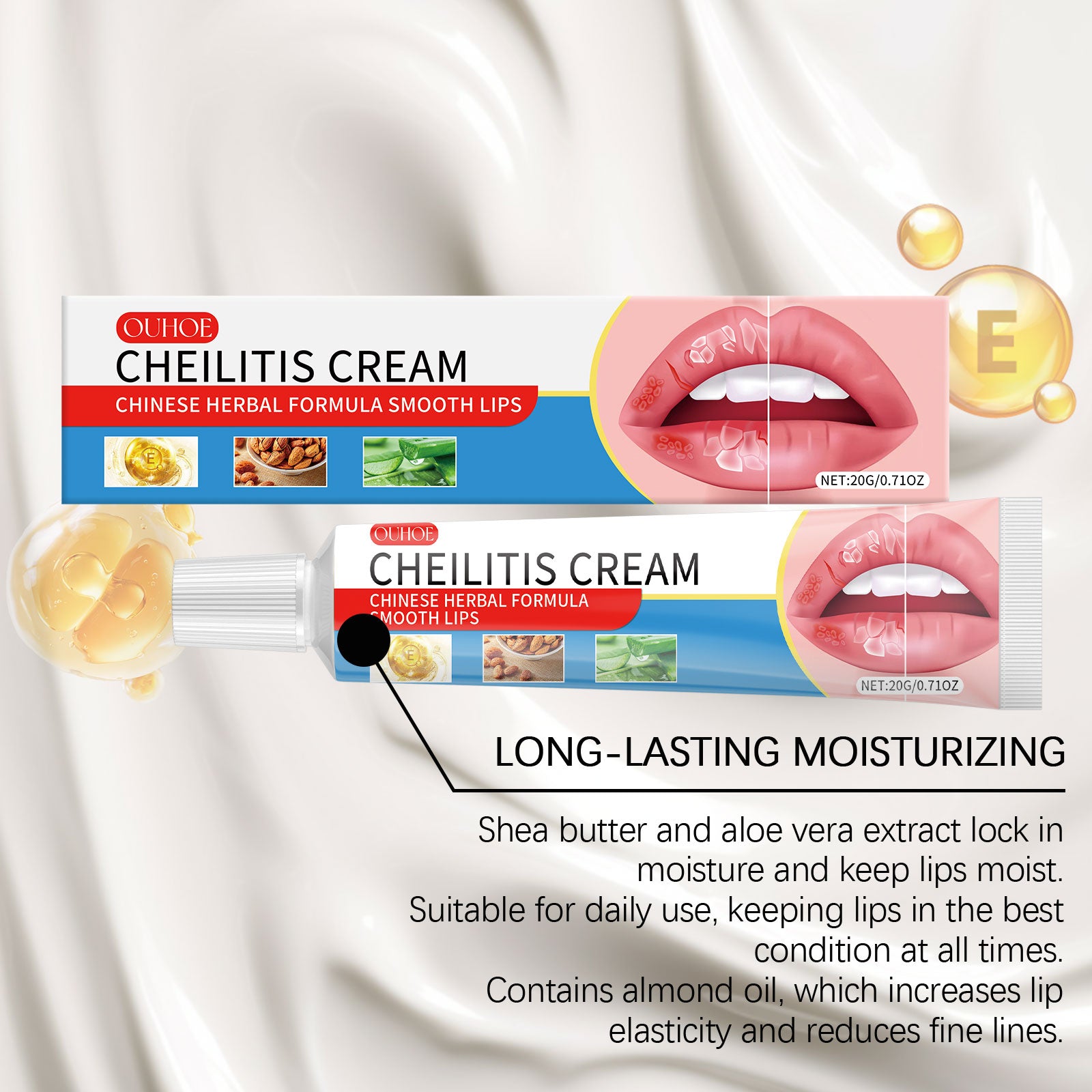 Lip Moisturizer Moisturizes And Cleanses Dead Skin, Gently Nourishes Lips, Moisturizes And Moisturizes Lips