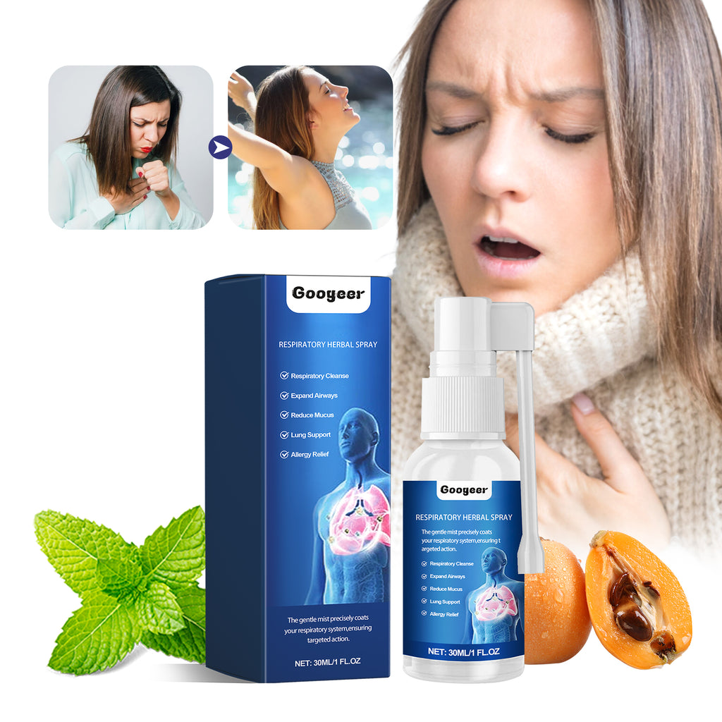 Respiratory Herbal Spray, Relieve Itchy Throat Dry Throat, Coughing Up Phlegm Breathe Unobstructed Throat Care Not Spray