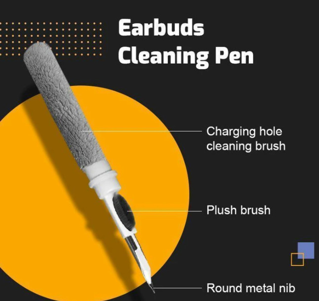 New Bluetooth Earplug Cleaning Pen Portable Computer Mobile Phone Keyboard Cleaning Brush Bluetooth Headset Cleaning Brush