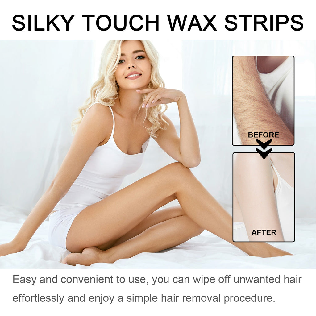 Wax Strips For Body, Gentle And Quick No Residual Underarm Leg Hair Arm Private Body Waxing