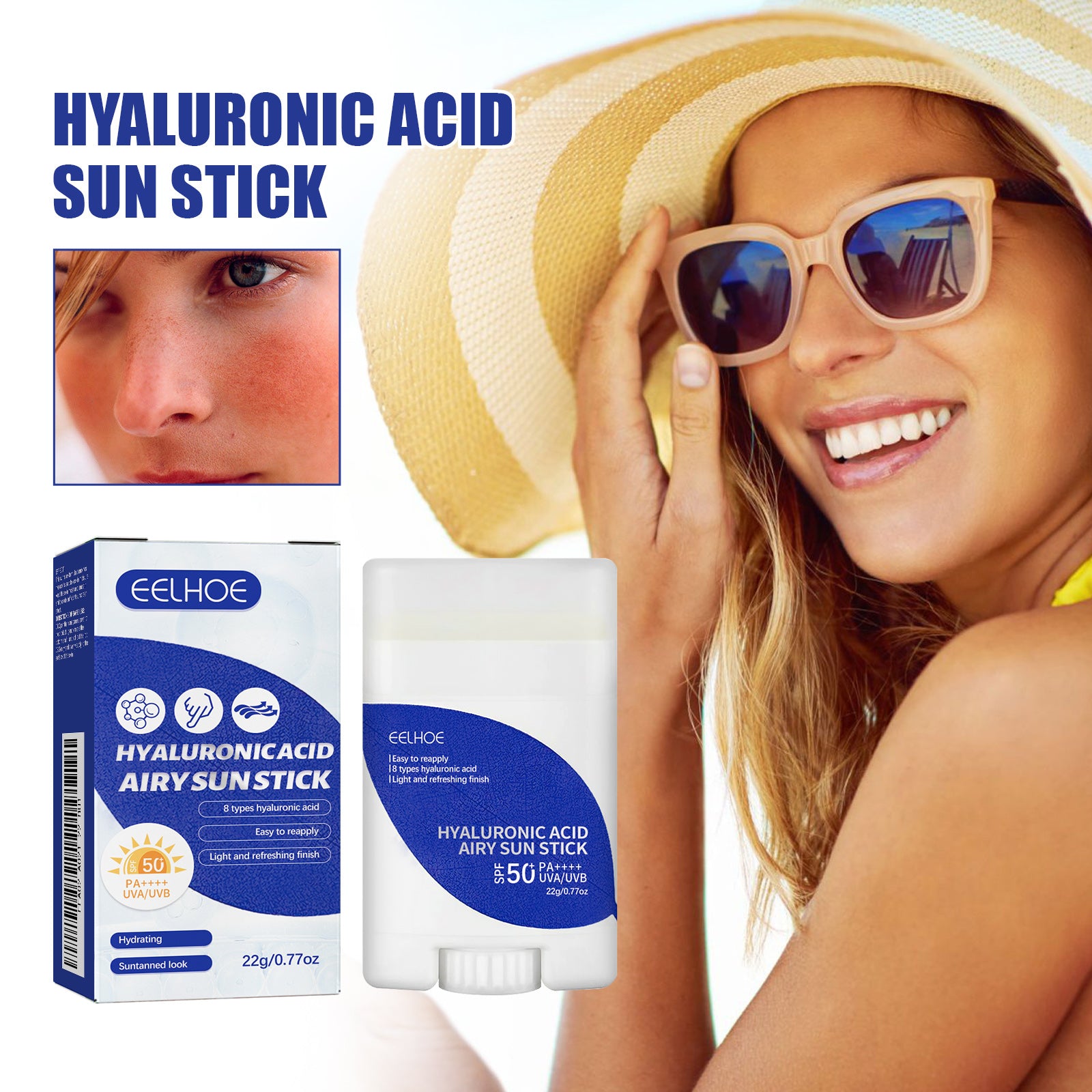 Hyaluronic Acid Shield Hydrating, Light, Refreshing, Hydrating, Isolating, Waterproof SPF50+ UV Protection