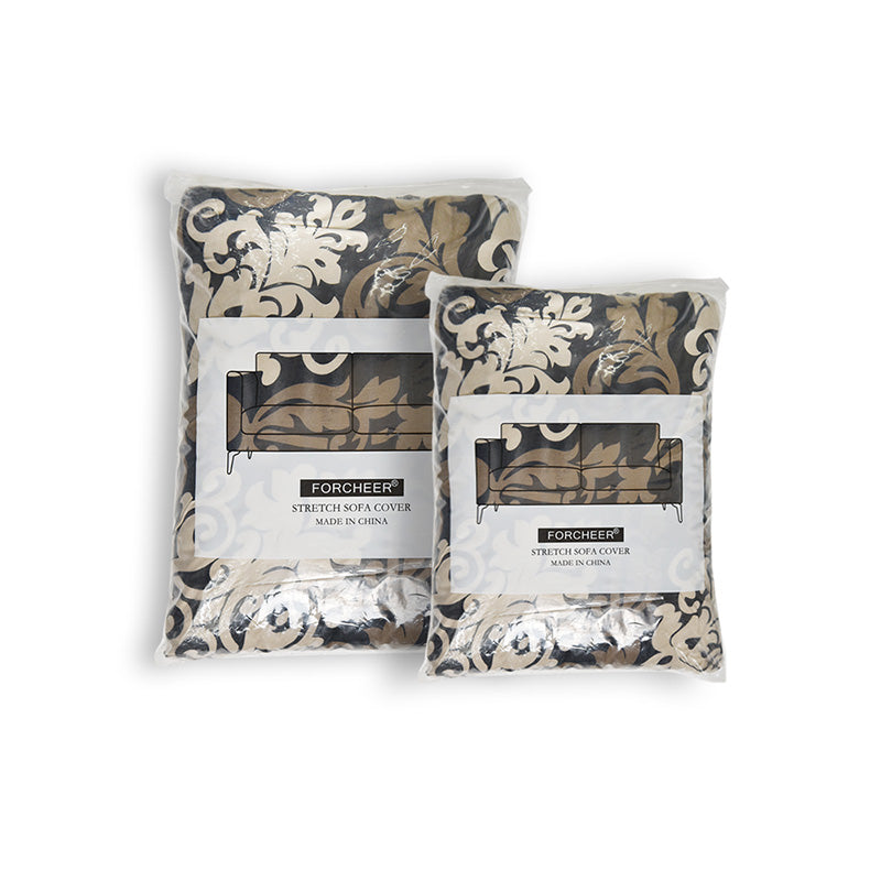 Stretch Sofa Covers Furniture Protector Polyester Loveseat Couch Cover l 1/2/3/4-seater Arm Chair Cover for Living Room