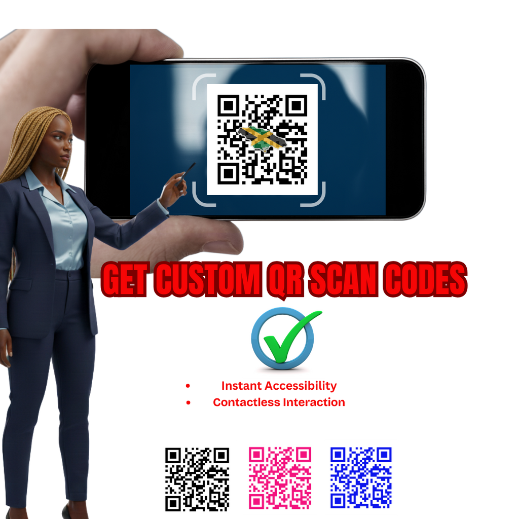 Custom QR Scan Code Service in Jamaica Caribbean 