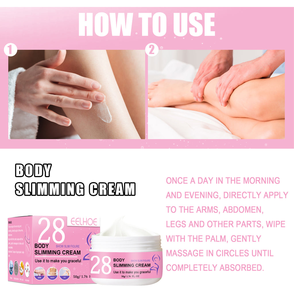 Body Slimming Cream, Massaging Sculpting Firming Nourishing Tender Skin Slim Body Cream