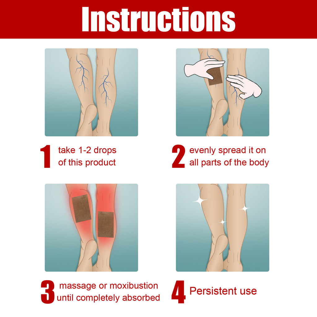 Vein Repair Patch To Relieve Pain And Swelling Earthworm Leg Blue Veins Repair Plaster
