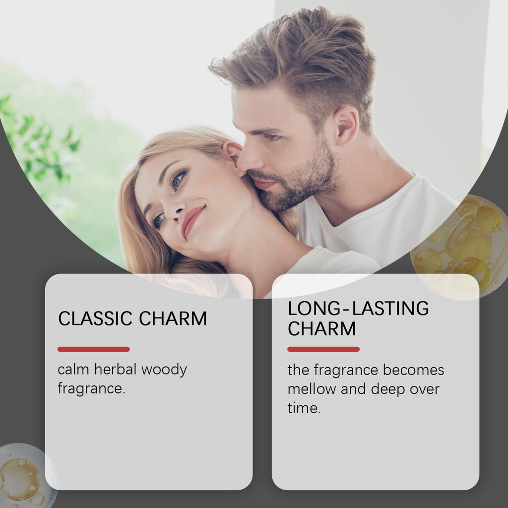 Roxelis Sandalwood Cologne Romantic Perfume, Releases Charm Couple Niche Atmosphere Fragrance Fresh And Lasting Fragrance Portable Bag