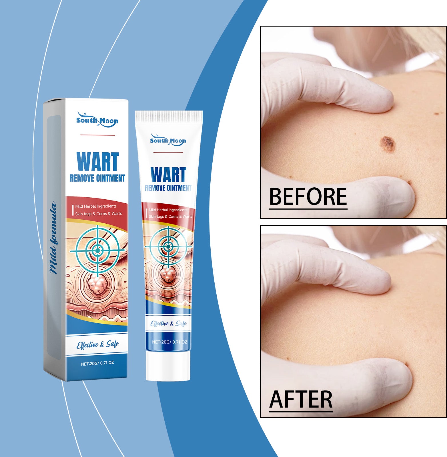 South Moon Skin Care Cream Mild Ingredients Cleanse Skin Daily Moisturizing And Nourishing Skin Care Cream