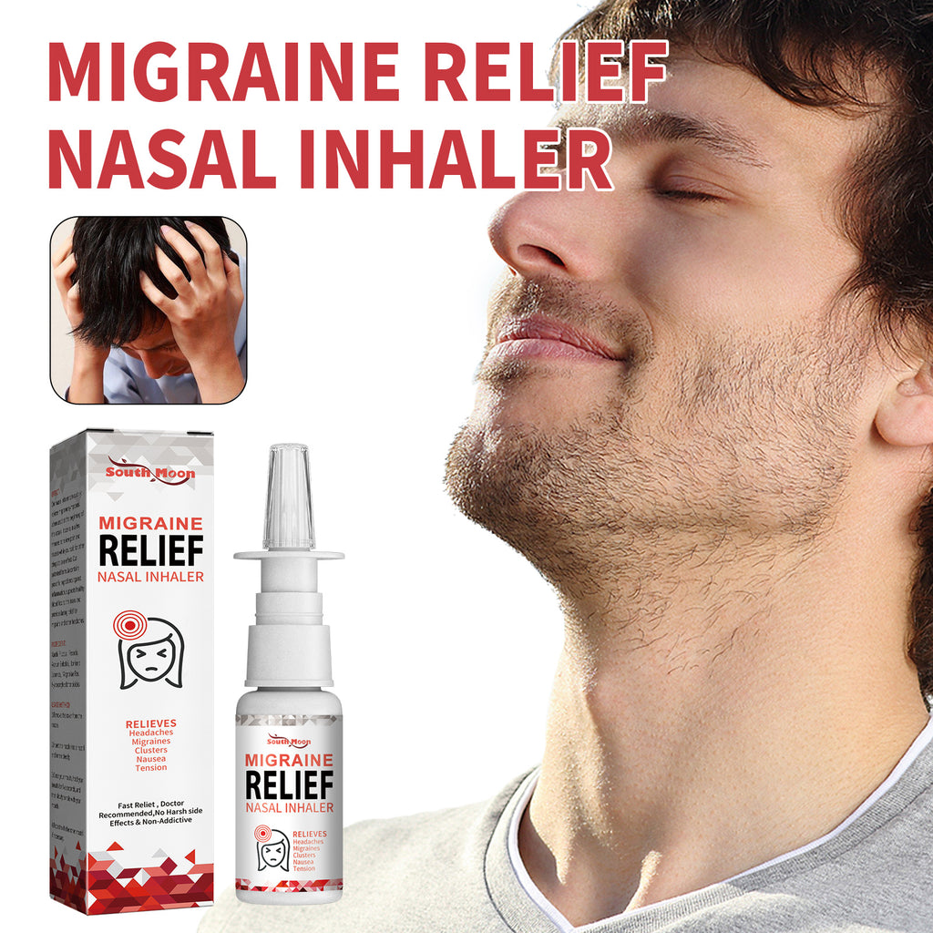 Migraine Relief Nasal Inhaler, Relieve Nasal Discomfort Nasal Cleaning Body Care Spray