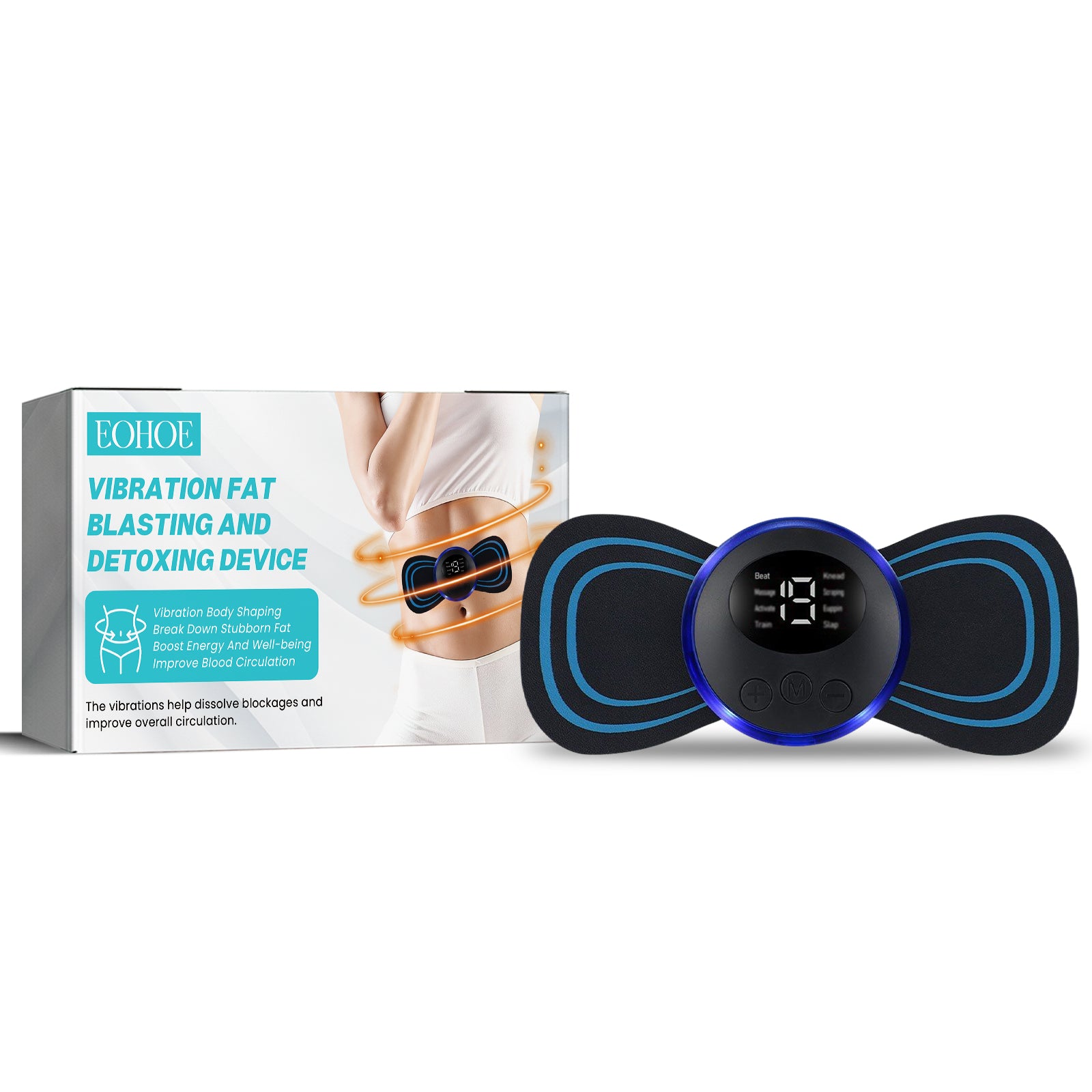 Convenient Vibrating Body Instrument, Body Fit Comfort Massage Pad Shows Off The Body Lightweight Massager