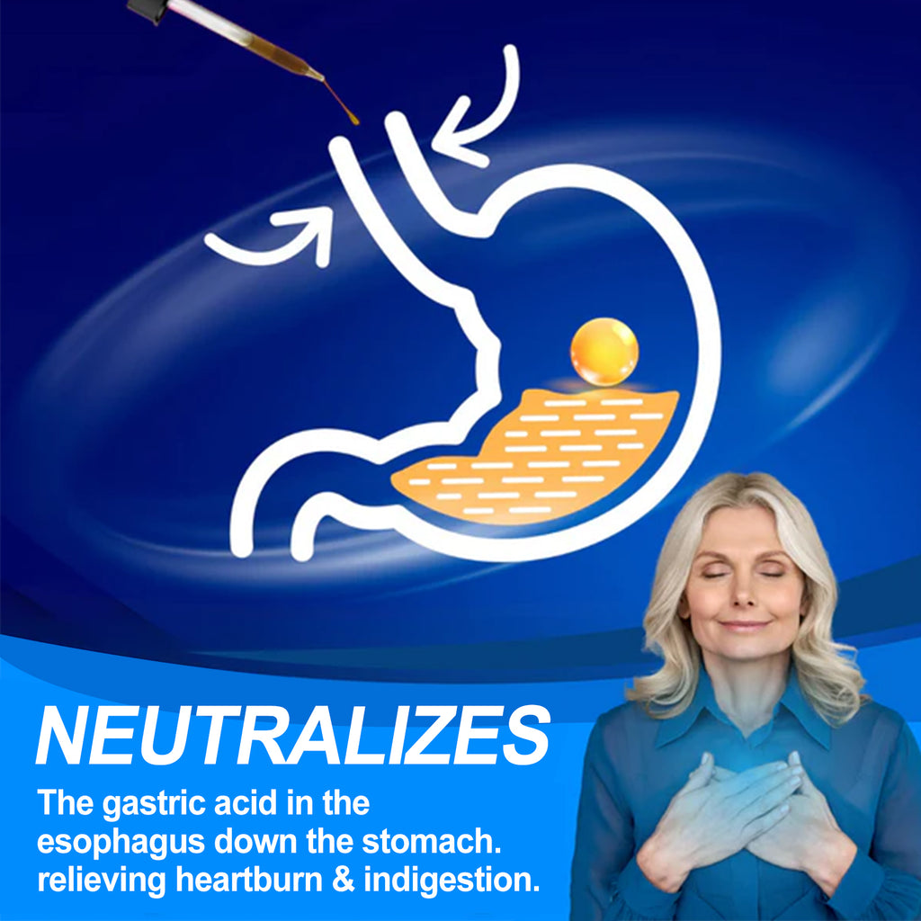 Indigestion Relief Drops, Relieve Stomach Upset Food Buildup Bloating Body Care Oral Drops