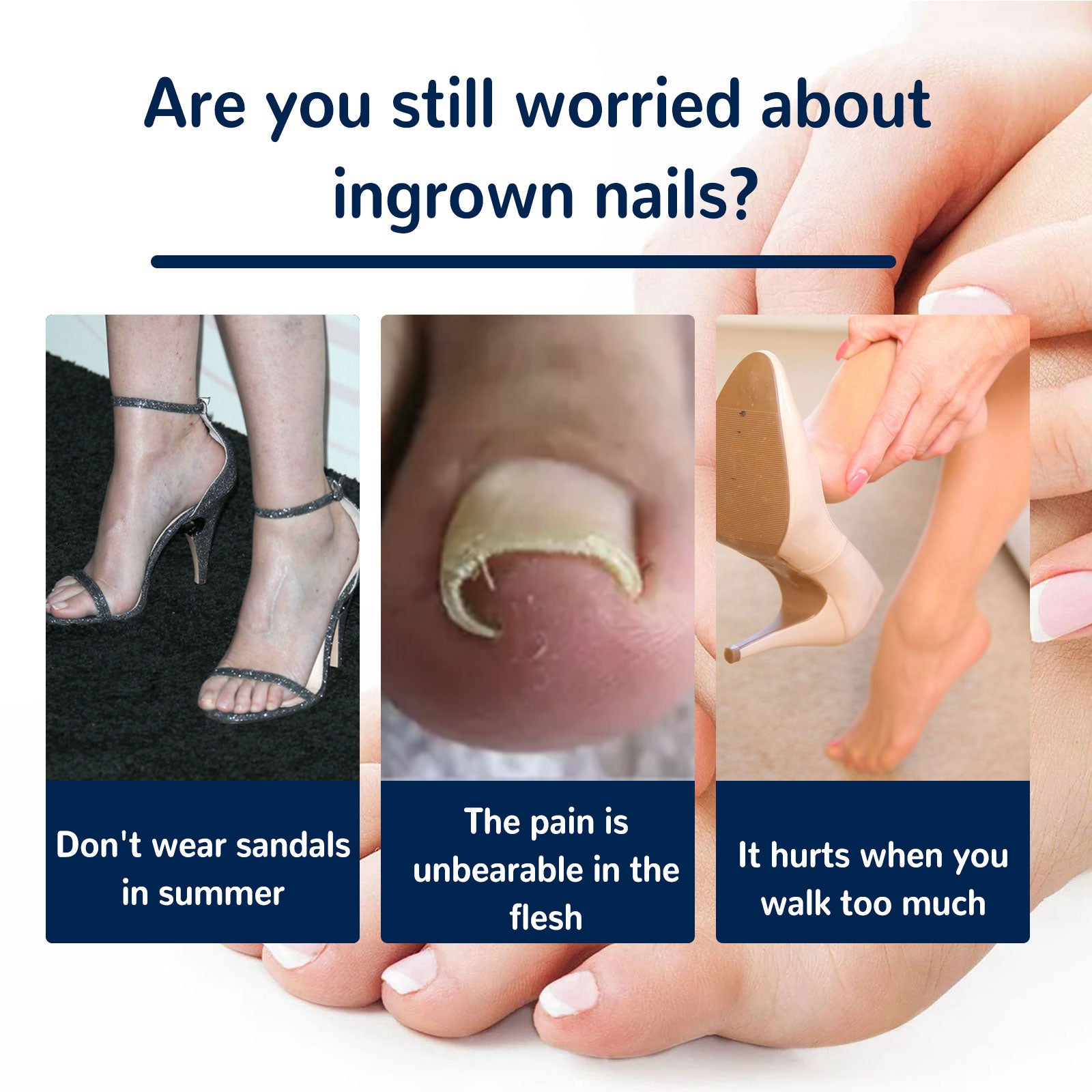 Nail Correction Patch, Nail Insert Correction And Repair Toe Manicure Nail Patch