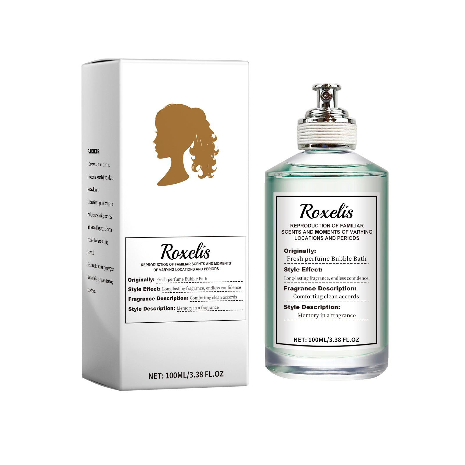 Fresh Perfume Bubble Bath, Holiday Eau De Toilette Lasting Fragrance Elegant Style To Highlight The Temperament And Fragrance