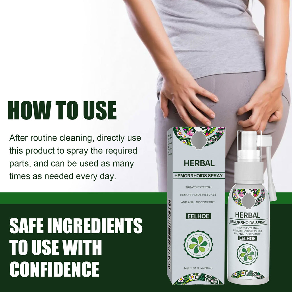 Herbal Care Spray Gently Pampers And Nourishes The Body Soothing Perianal Body Care Spray