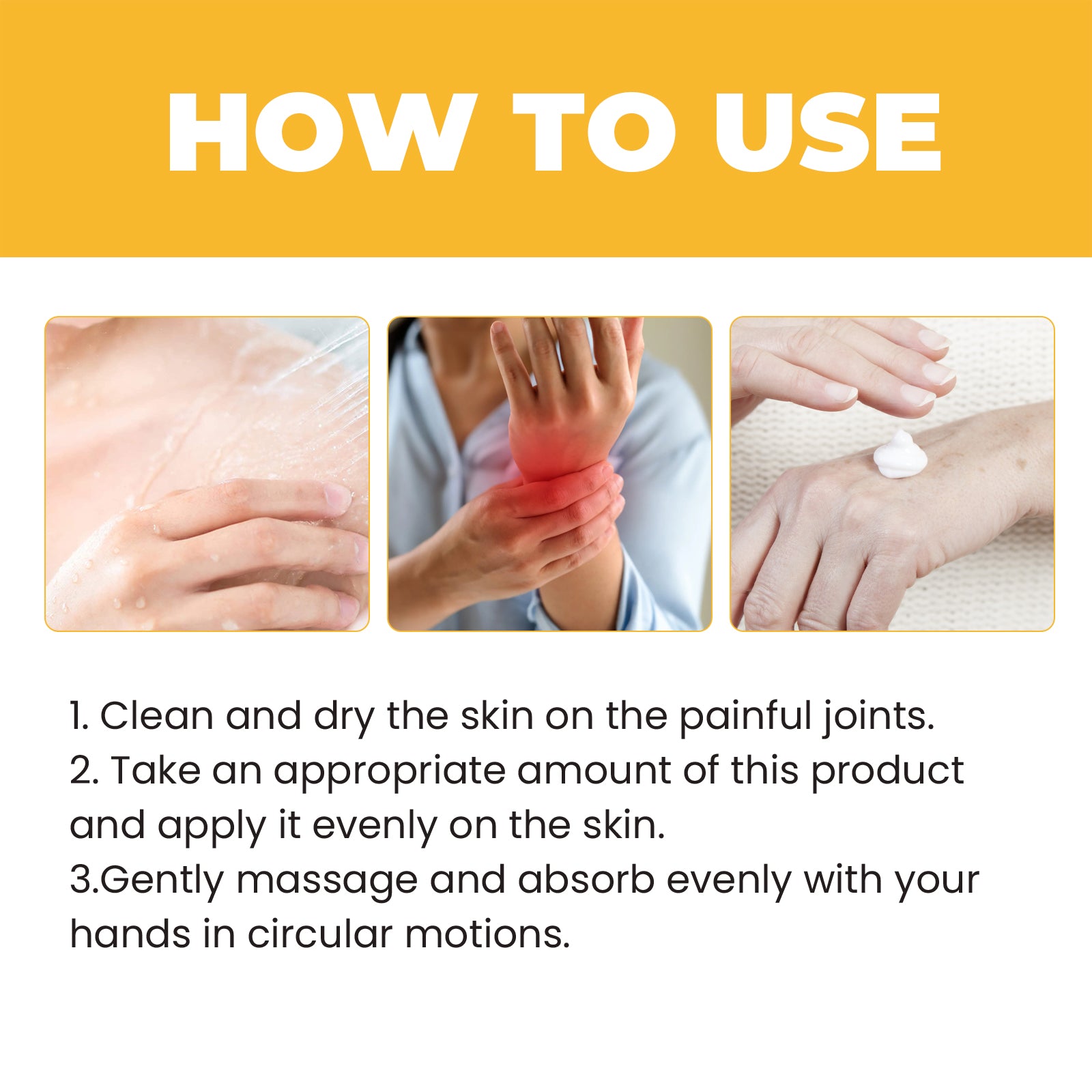 Bee Venom Joint Care Cream Relieves Knee Joint Pain And Discomfort By Massaging Body Joint Care Cream