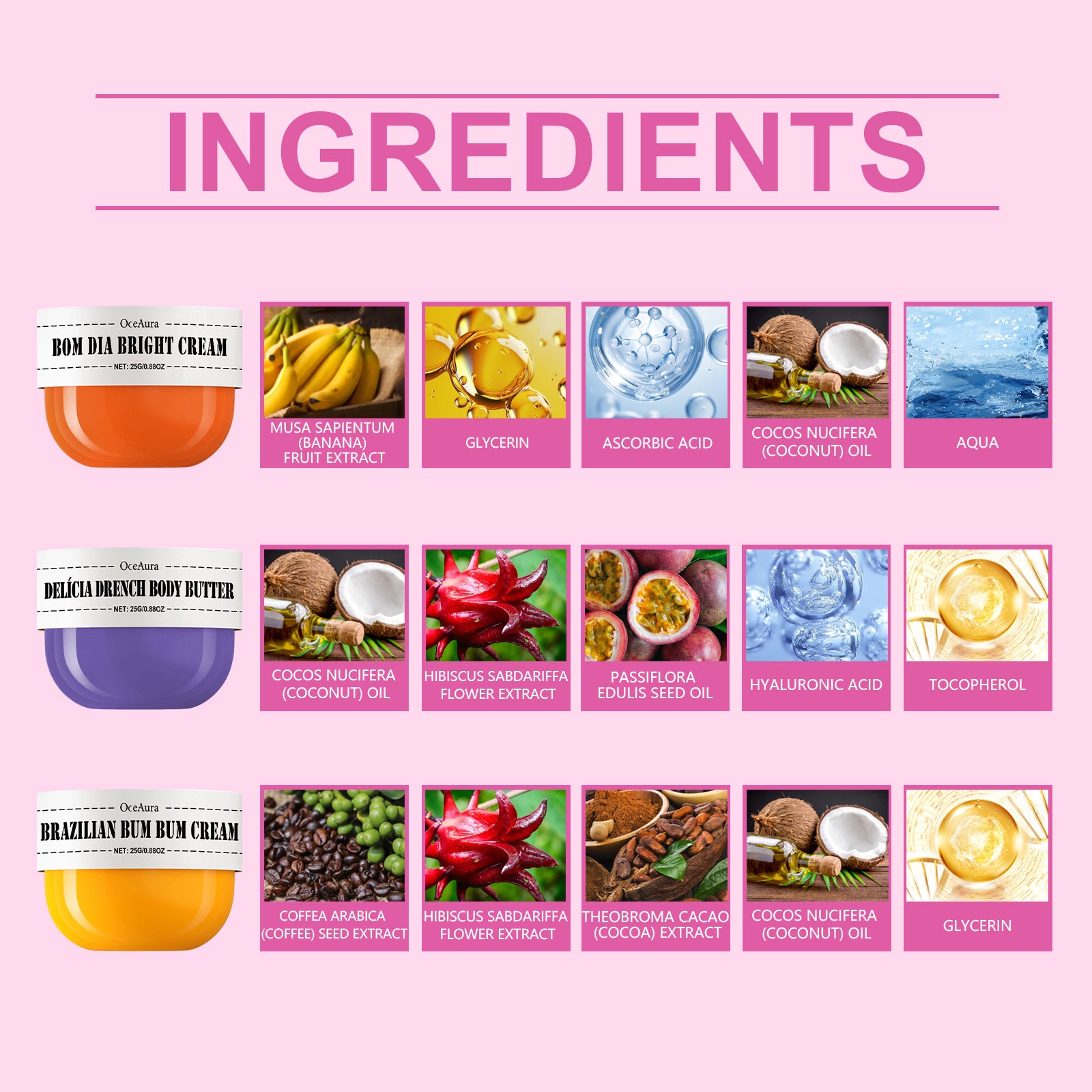 OceAura Body Moisturizing Care Cream Nourishes Moisturizing Dry And Tender Skin Nourishing Care Cream