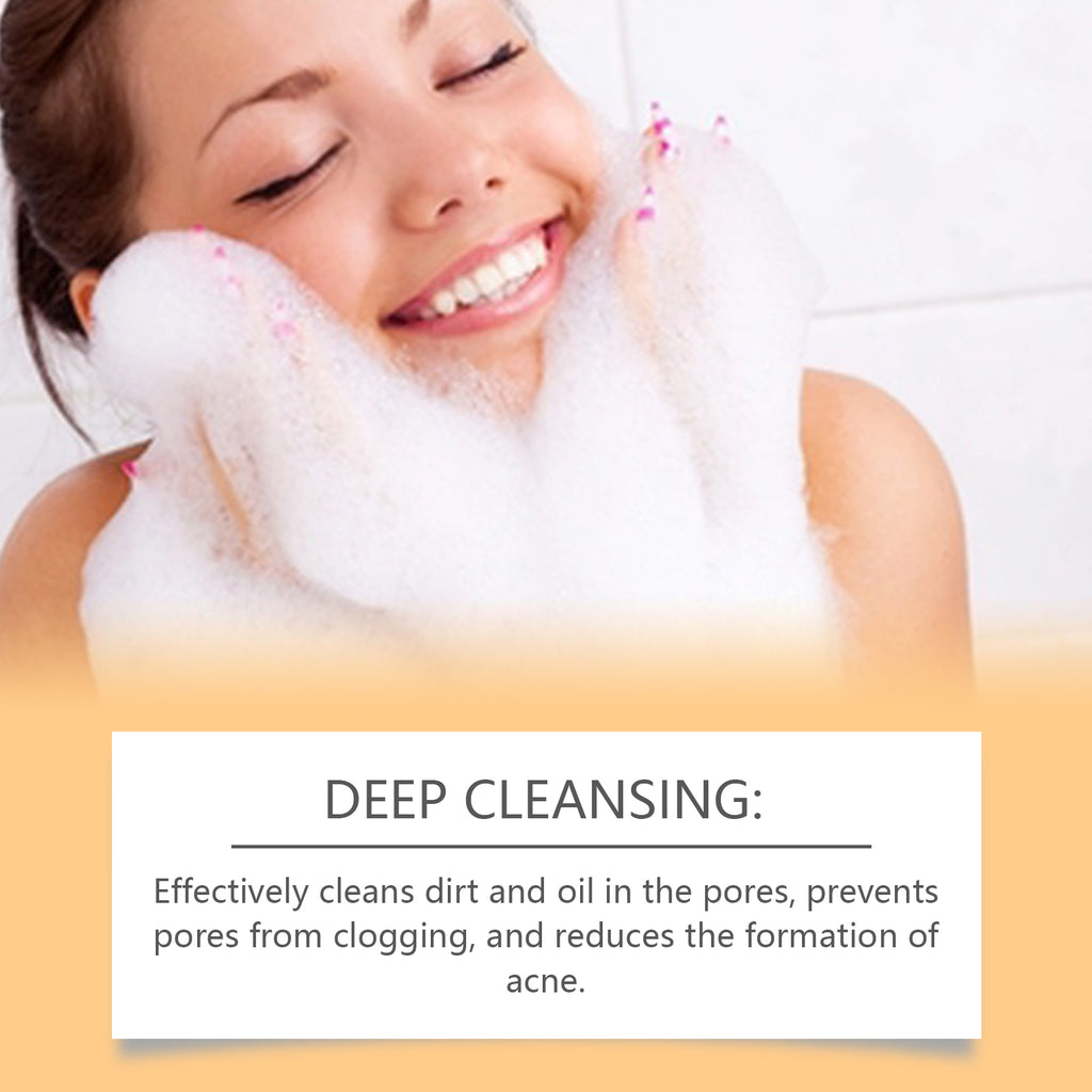 OUHOE  Deep Clean Body Soap Skin Moisturizing Soap Rich Foam Fragrance Body Care