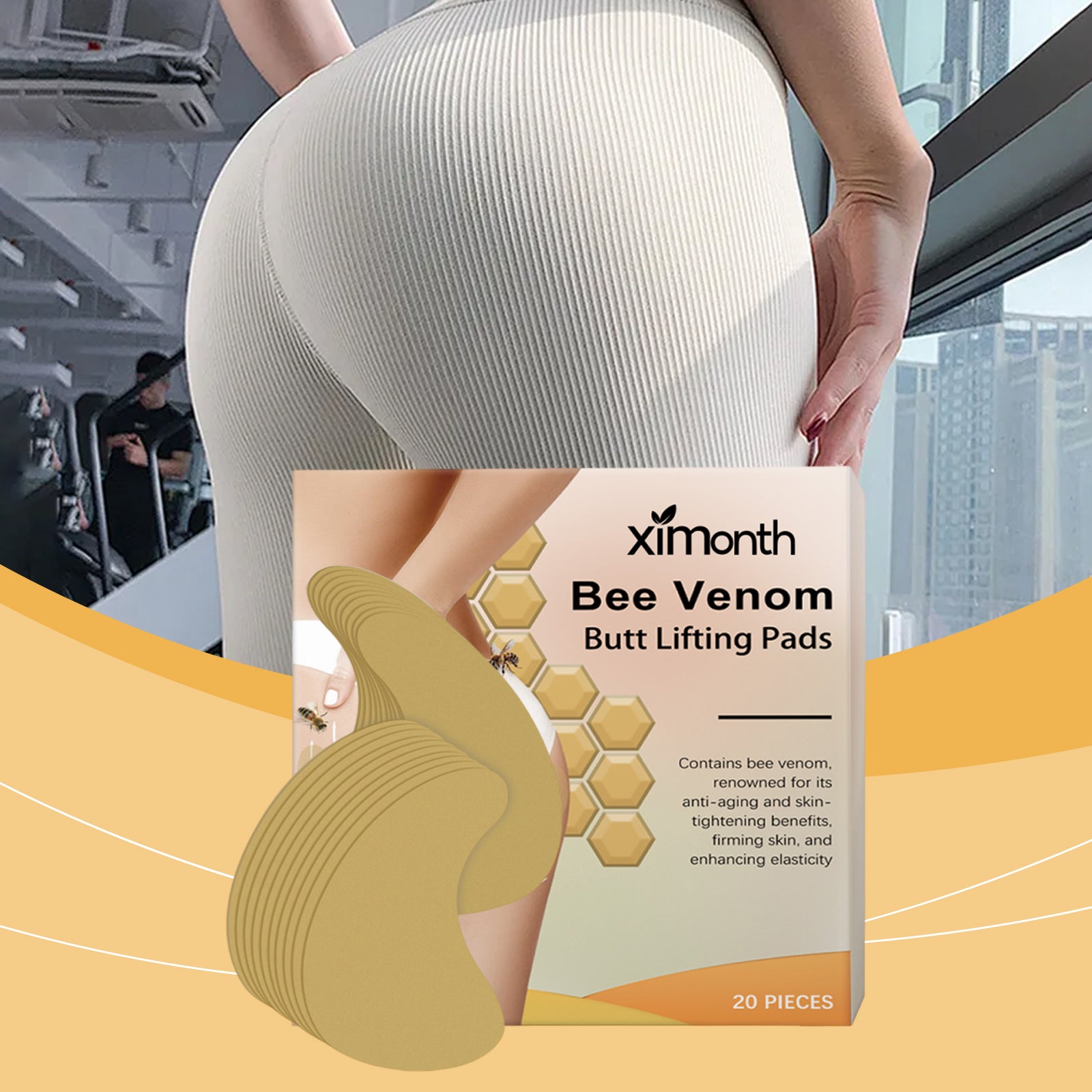 Ximonth Butt Care Pads Moisturize The Body's Butt Skin To Create A Hip Line And Butt Care