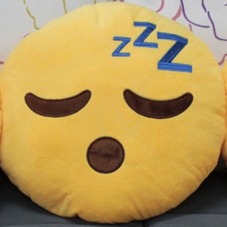 30cm Face Emoji Pillow Round Cushion For Sofa Car Seat Home Decorative Cushions