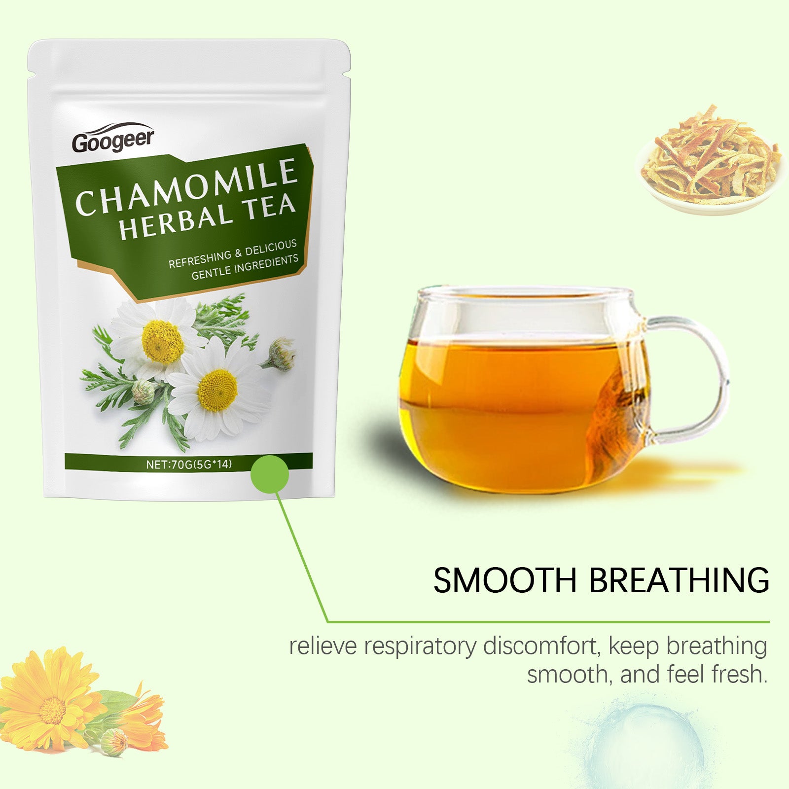 Googeer Natural Chamomile Tea Bag
