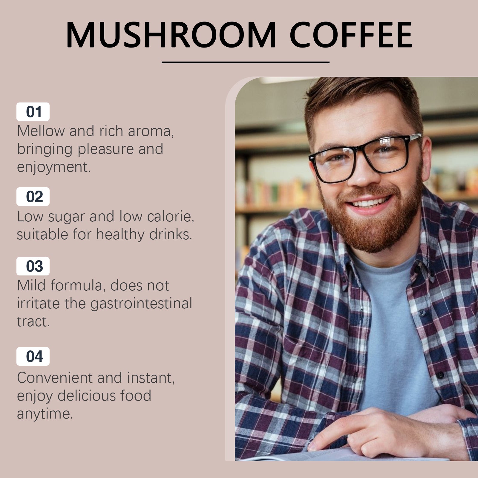 Googeer  Instant Mushroom Coffee (For Entry) For Body Treatment