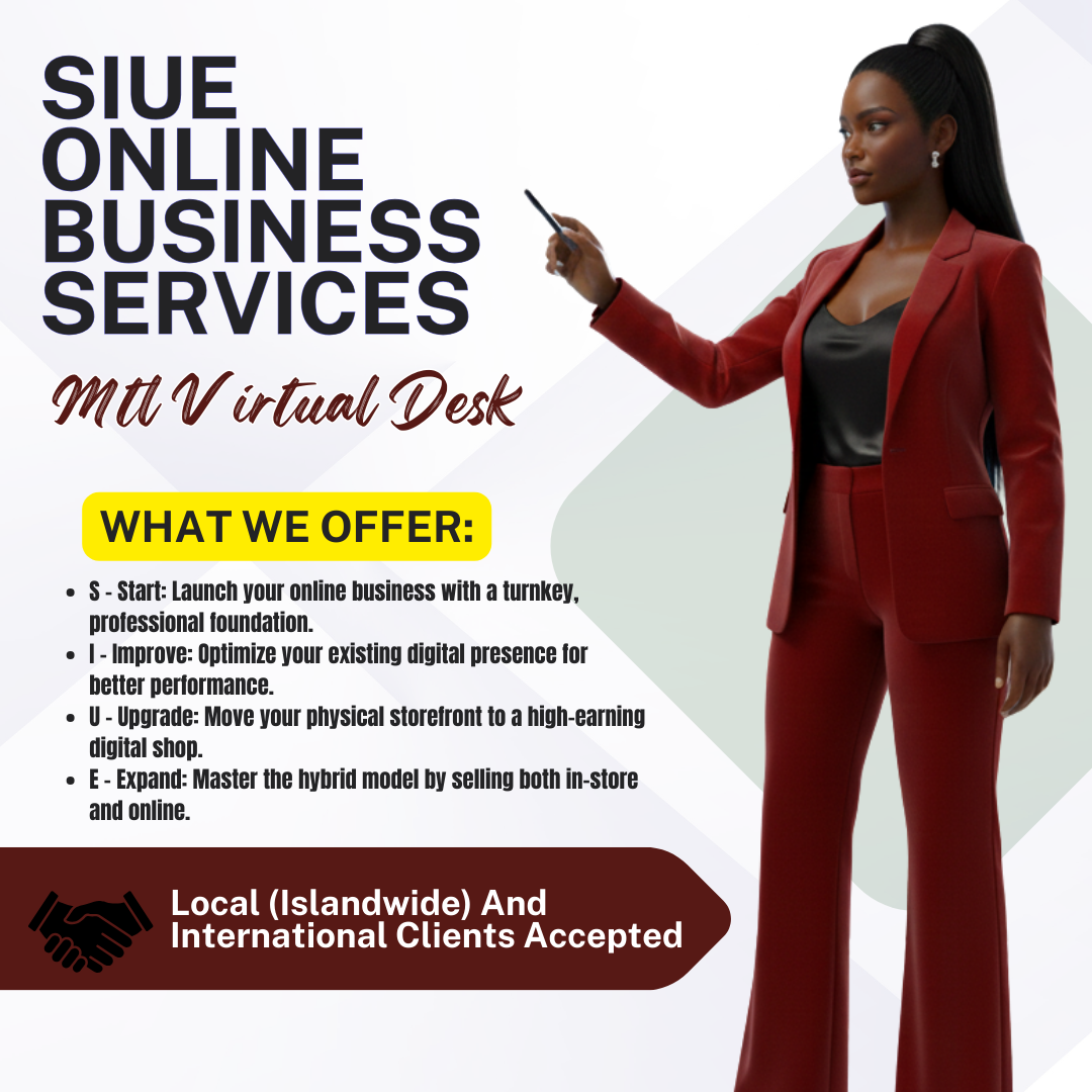 SIUE Professional Online Business Solutions | Start, Improve, Upgrade & Expand Your Caribbean Business